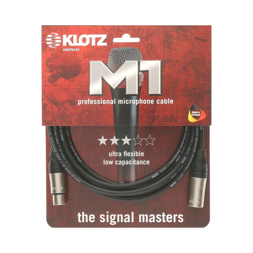 [5명] KLOTZ M1 마이크 케이블 3M